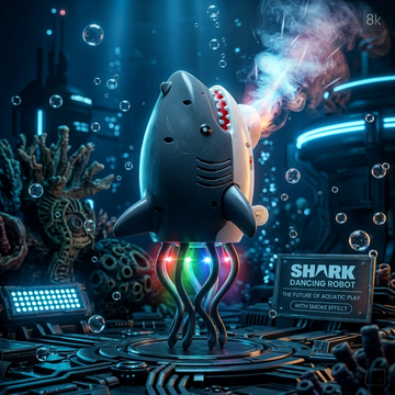 Shark Octopus Mist Toy – LED Light-Up Ocean Adventure Spray Toy for Kids