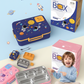 Kids Space-Themed Bento Lunch Box with Compartments