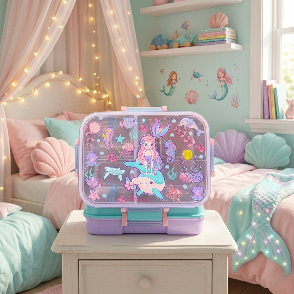 Kids Printed Lunch Box Collection – Fun Theme Bento Box for School & Travel