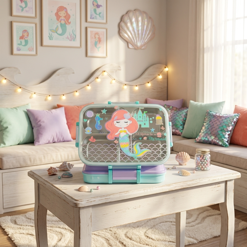 Kids Printed Lunch Box Collection – Fun Theme Bento Box for School & Travel