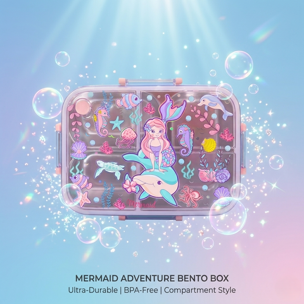Kids Printed Lunch Box Collection – Fun Theme Bento Box for School & Travel