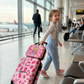 Hello Kitty Suitcase with Matching Beauty Case for Girls