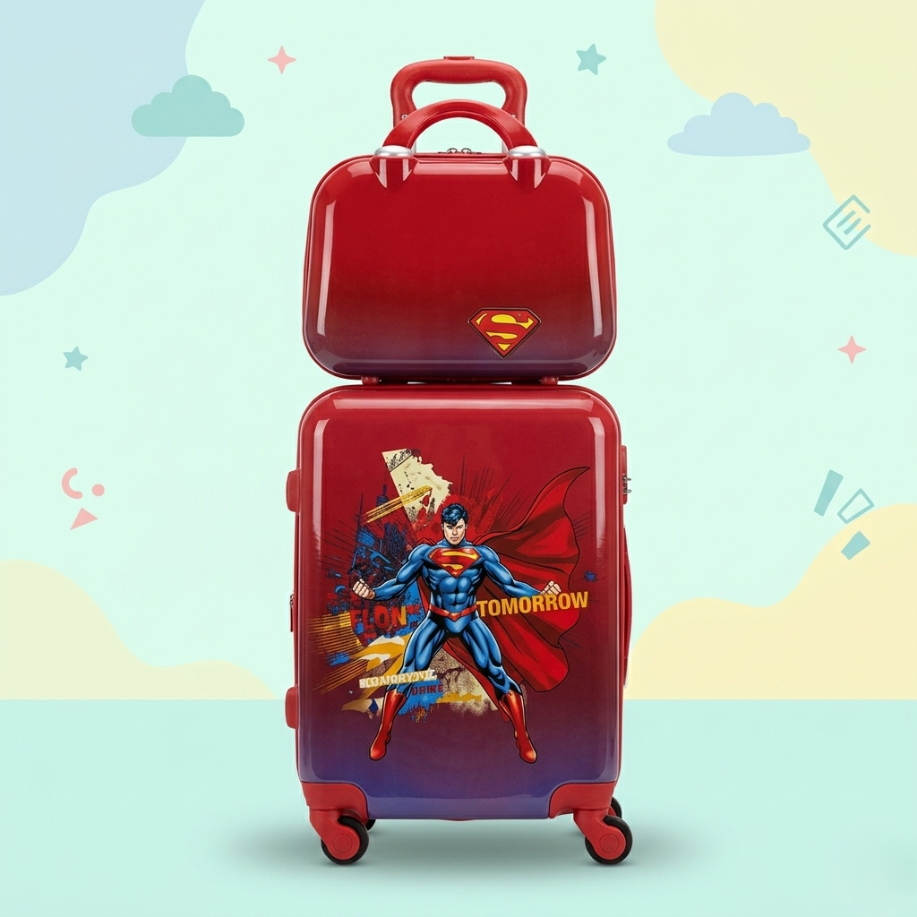 Hello Kitty Suitcase with Matching Beauty Case for Girls