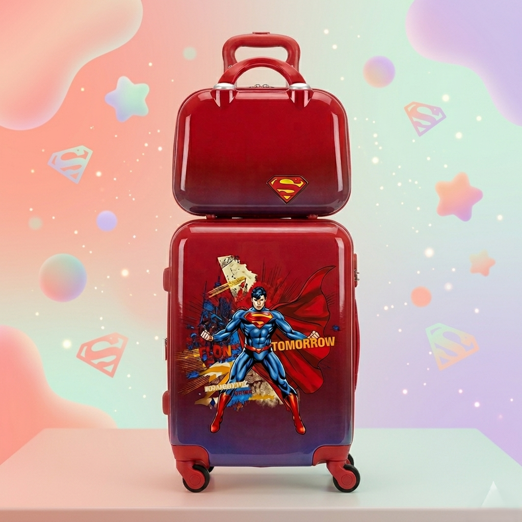 Hello Kitty Suitcase with Matching Beauty Case for Girls